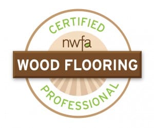 Certified wood flooring specialist badge by n w f a
