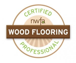 Certified wood flooring specialist badge by n w f a