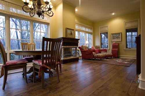 Fading Hardwood Flooring