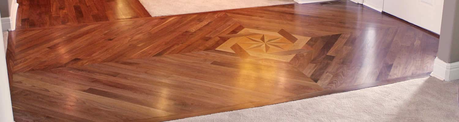 Wood Floor Medallions Inlays And, Decorative Hardwood Flooring Inlays