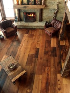 Mixed Wood Hardwood Floor Picture
