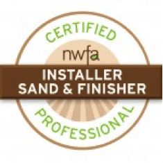 Why You Should Hire an NWFA Certified Hardwood Flooring Company 1 NWFA Installer Sand & Finisher Logo