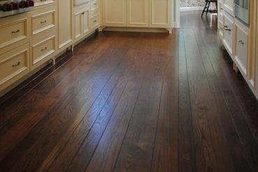 kitchen wood floor alternating widths sbv