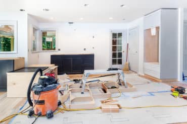 hardwood floor remodeling project
