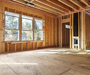 unfinished room prep for wood floors