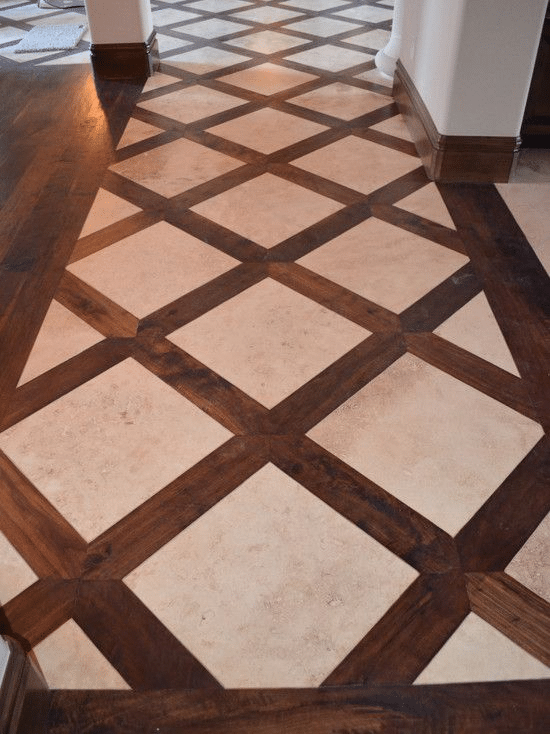 Wood And Tile 4 Design Tricks to Make Your Wood Floor Unique