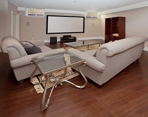 Wood Floor In Finished Basement