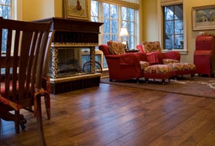 Hardwood Flooring in Living room