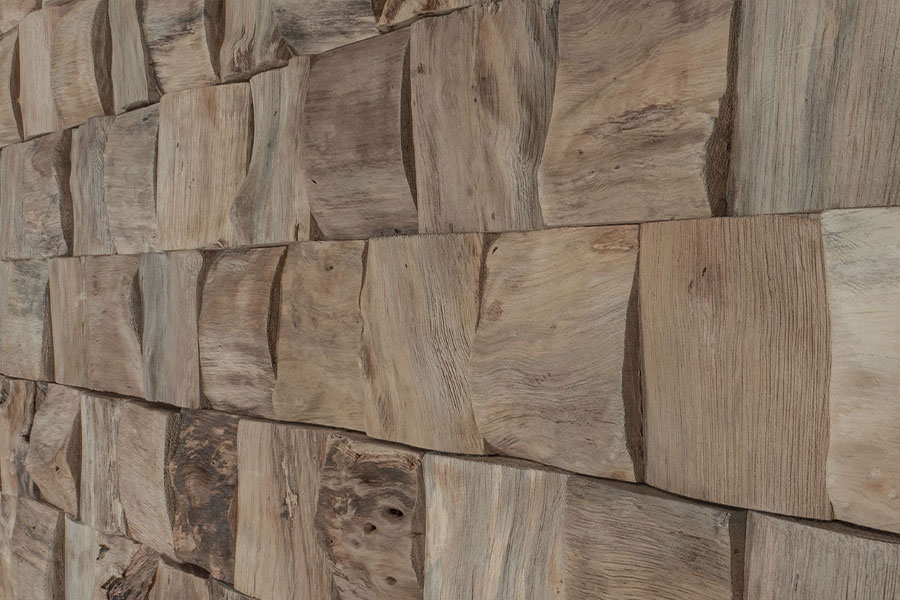Chic Hardwood wall