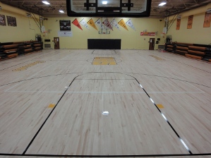 Installed Wood Gym Floor Image