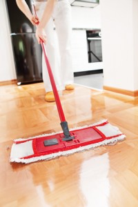 Wood floor care photograph