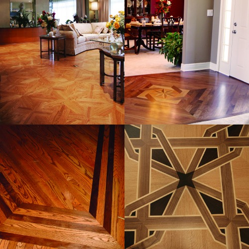 Kansas City Custom Hardwood Floor Design